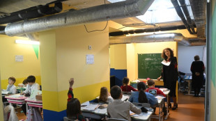 "A l'abri, vite": &agrave; Kiev, l'&eacute;cole vit au rythme des alertes a&eacute;riennes