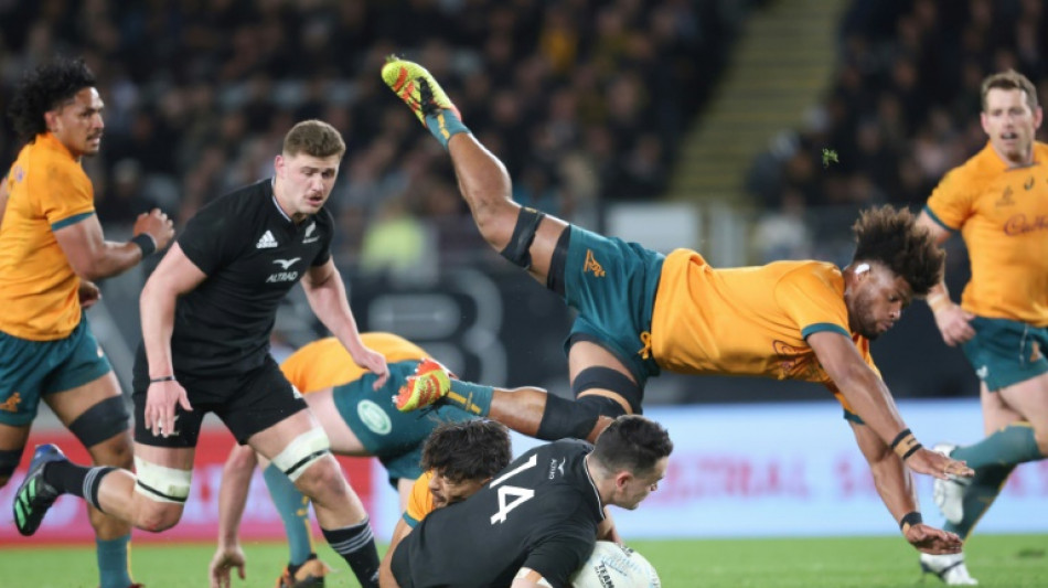 All Blacks thrash Australia to close on championship title
