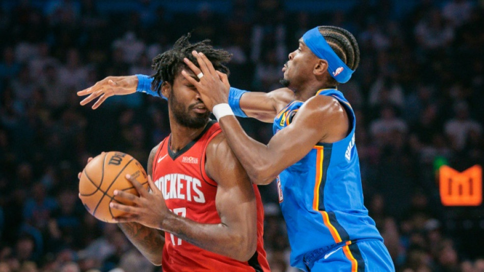 SGA leads Thunder past Rockets in season-opening thriller