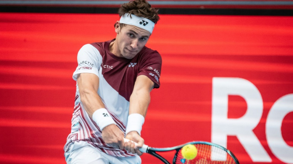 Burnt-out Ruud makes first-round exit in Tokyo