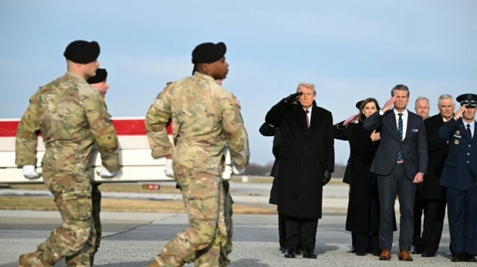 Trump acompa&ntilde;a el regreso de los cuerpos de los soldados muertos en Siria