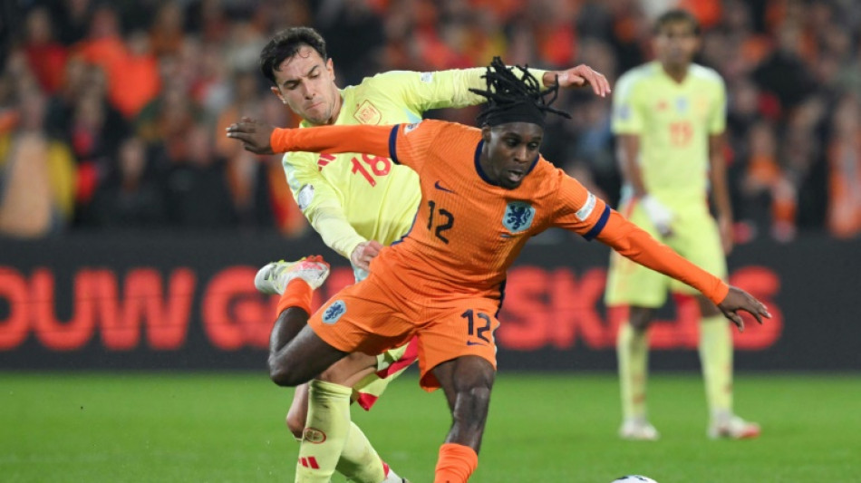 Ligue des nations: l'Espagne, bouscul&eacute;e, accroche in extremis les Pays-Bas