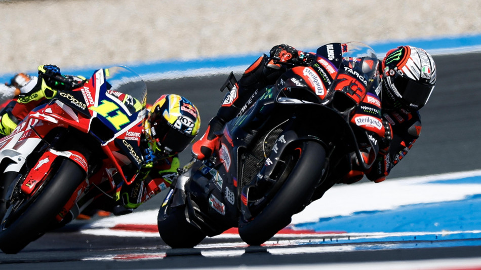 MotoGp: Olanda; prima fila tutta Aprilia con Martin in pole e Bezzecchi terzo