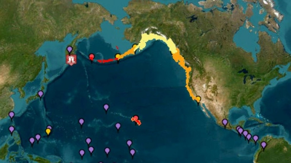 Starkes Beben vor Russland l&ouml;st Tsunamiwarnungen im gesamten Pazifikraum aus