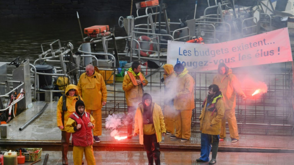 D&eacute;gradation de la qualit&eacute; de l'eau: rassemblement de conchyliculteurs &agrave; Morlaix