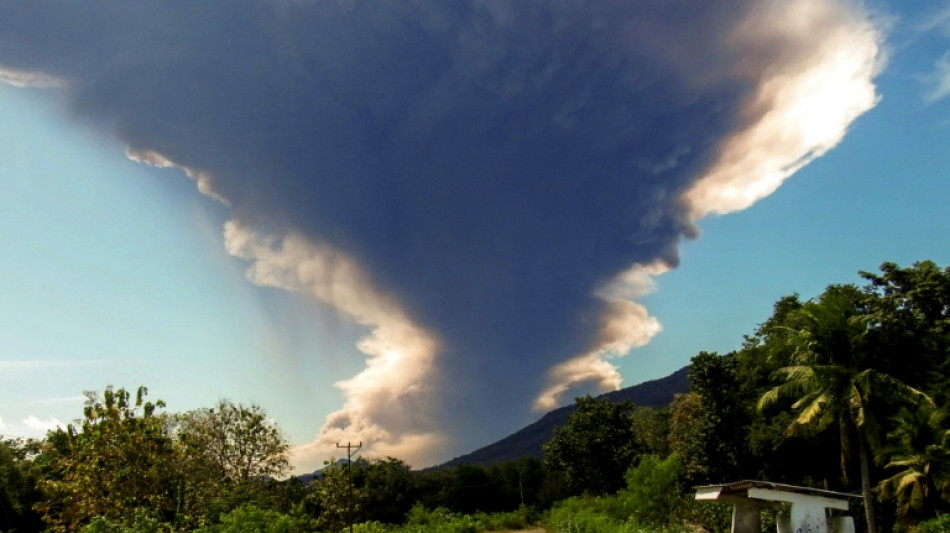 Decenas de vuelos cancelados tras la erupci&oacute;n de un volc&aacute;n en Indonesia