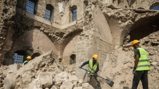 Los palestinos aprovechan la tregua en Gaza para restaurar un monumento hist&oacute;rico da&ntilde;ado