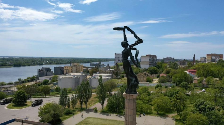 A Kherson l'Ukrainienne, une population angoiss&eacute;e sous contr&ocirc;le russe