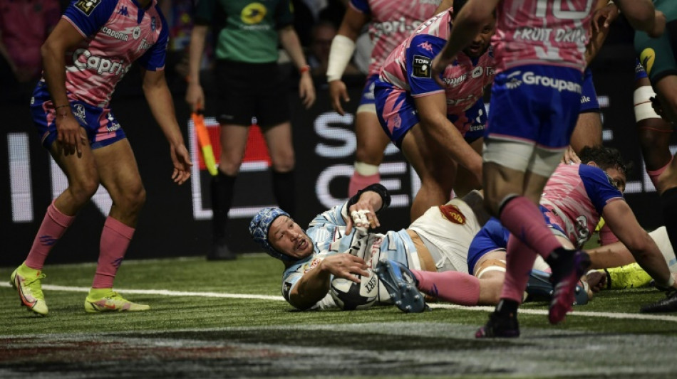 Racing run in seven tries in Stade Francais rout