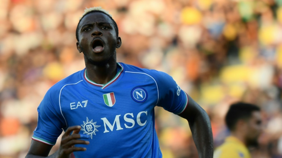 Osimhen hits double in Napoli's winning start to title defence