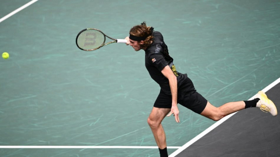 Tsitsipas sees off Evans at Paris Masters