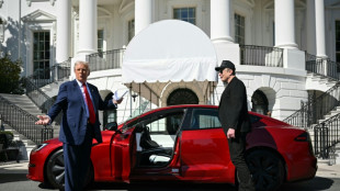 Trump vole au secours de Musk et fait la pub de Tesla &agrave; la Maison Blanche