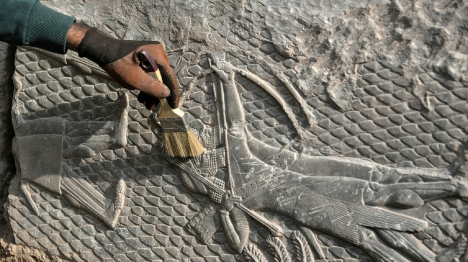 Irak: d&eacute;couverte &agrave; Mossoul de bas-reliefs assyriens vieux de 2.700 ans