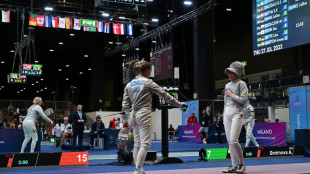 Disqualified Ukraine fencer says 'we'll never shake hands with Russians'