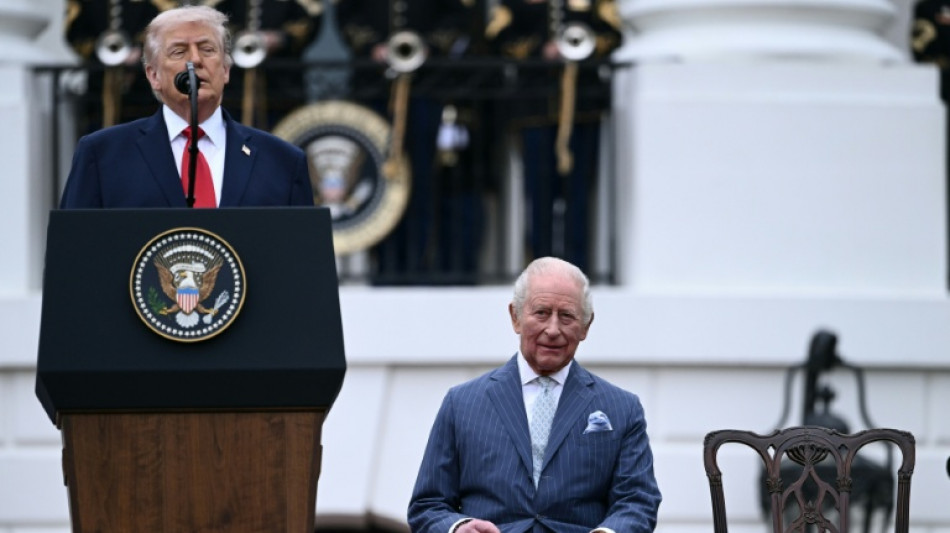 Devant le roi Charles, Trump loue l'amiti&eacute; avec le Royaume-Uni