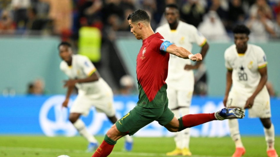 Cristiano Ronaldo becomes first man to score in five World Cups