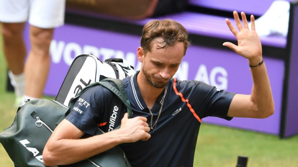 Top seed Medvedev crashes out at Wimbledon warm-up Halle