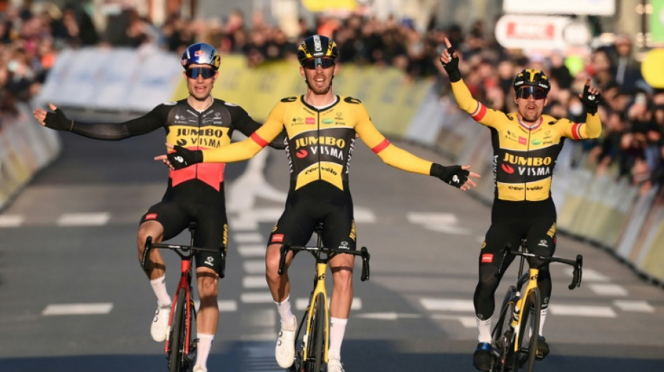 Paris-Nice: Jumbo &eacute;crase la 1re &eacute;tape, Laporte en jaune