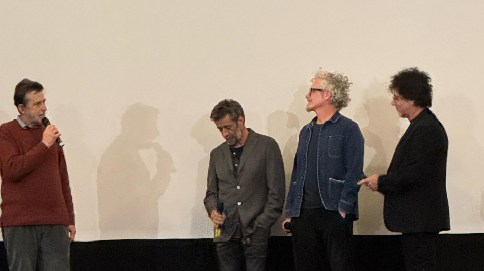 Nanni Moretti al Sacher, scherza con Fabi, Silvestri, Gazz&egrave;