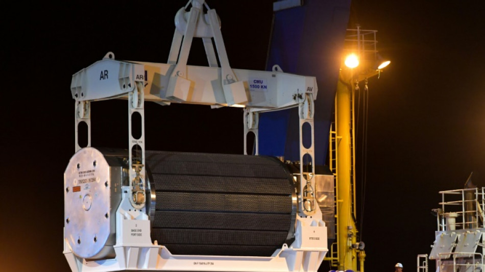 Arriv&eacute;e &agrave; Cherbourg de plutonium &agrave; destination du Japon