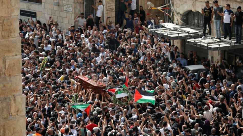 Shireen Abu Akleh, "la voix de la Palestine", enterr&eacute;e &agrave; J&eacute;rusalem