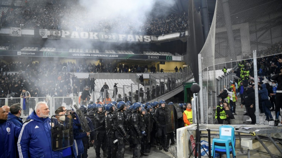 Incidents OM-PAOK: d&eacute;cision de l'UEFA le 19 avril