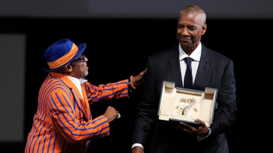 Denzel Washington recibe una Palma de Oro honor&iacute;fica por sorpresa en Cannes