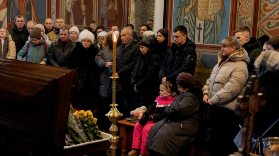 Kyiv buries medic killed in Russian drone strike