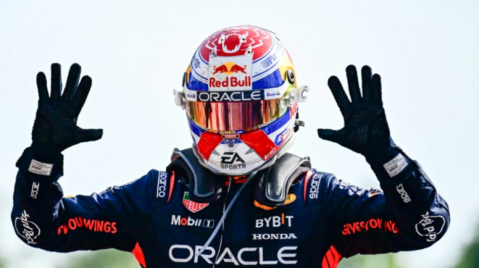 Record-breaking Verstappen makes it a perfect 10 at Monza