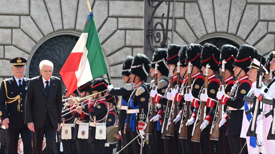 Al via la cerimonia per 80 anni Costituente con Mattarella