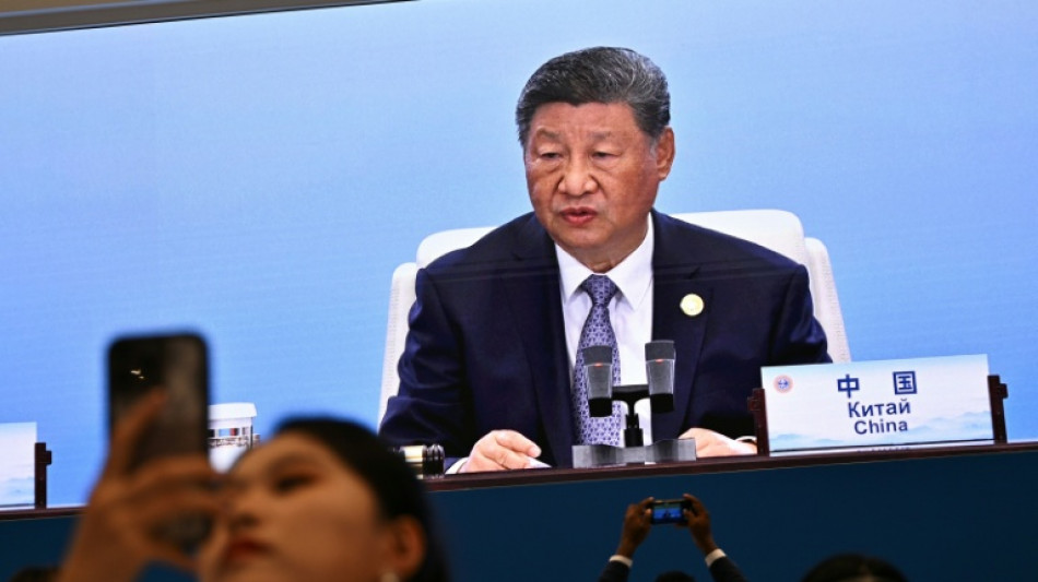 Xi et Poutine s'en prennent &agrave; l'Occident devant les grands d'Eurasie