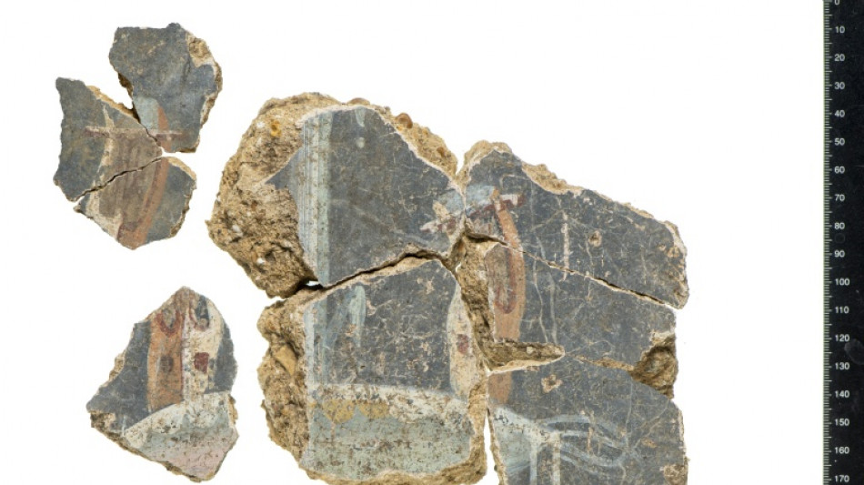 Reconstruyen en Londres frescos romanos pintados hace casi 2.000 a&ntilde;os