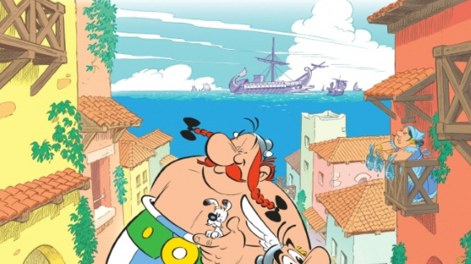 Revelan la portada del nuevo &aacute;lbum de Ast&eacute;rix en Portugal