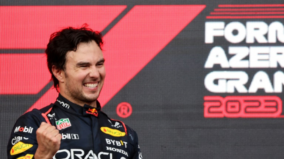 Perez leads Red Bull 1-2 on streets of Baku