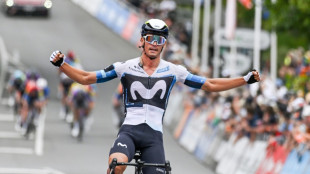 Se retira de la Vuelta el corredor que se cay&oacute; por un manifestante propalestino