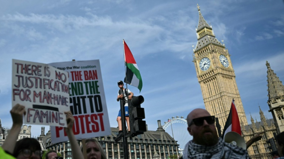 Fast 900 Festnahmen bei Protest f&uuml;r verbotene pro-pal&auml;stinensische Gruppe in London