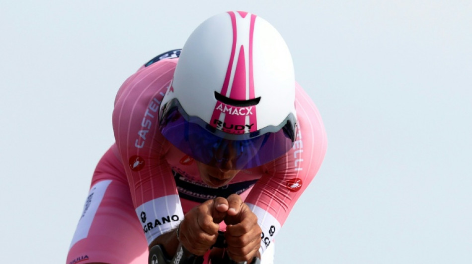 Ganna wins time-trial in Giro shake-up