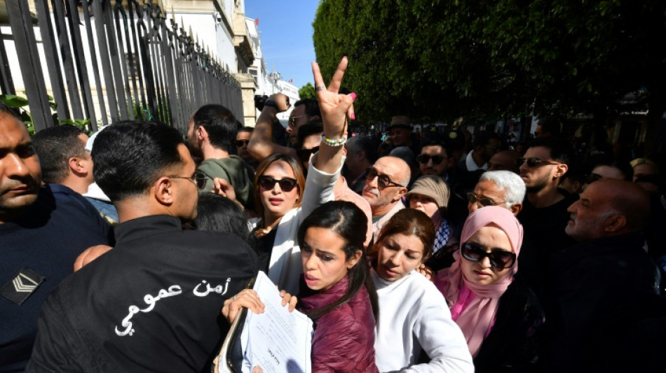 Tunisia opposition figures get jail terms in mass trial