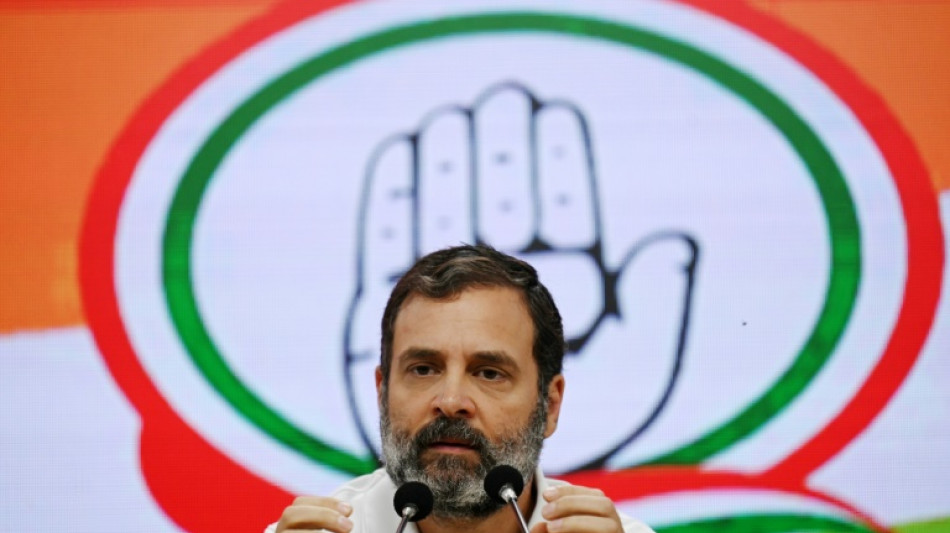 Inde: l'opposant Rahul Gandhi impute &agrave; Modi son expulsion du Parlement