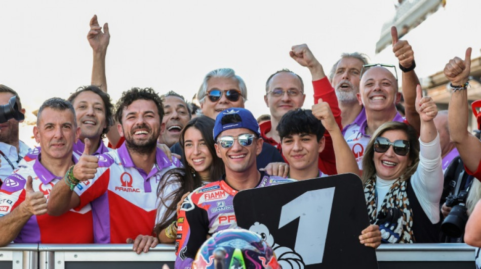 Martin on pole for Valencia MotoGP title-decider, Bagnaia on third row