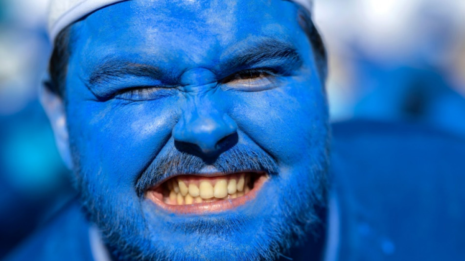 French town breaks smurf number world record