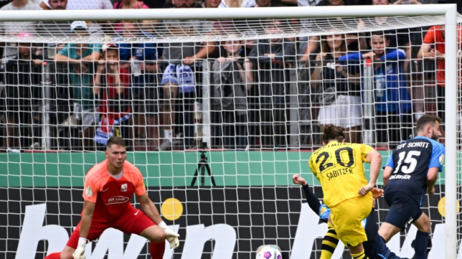 Sabitzer nets on debut as Dortmund hit six in German Cup opener
