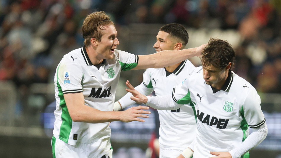 Serie A: Cagliari-Sassuolo 1-2