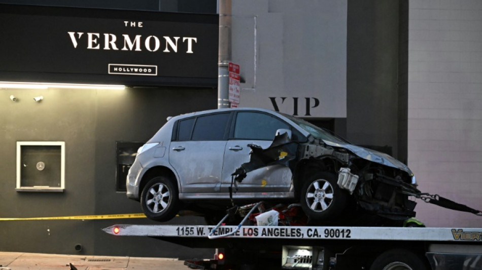 Mit Auto in Menschenmenge in Los Angeles gerast: Fahrer in Polizeigewahrsam