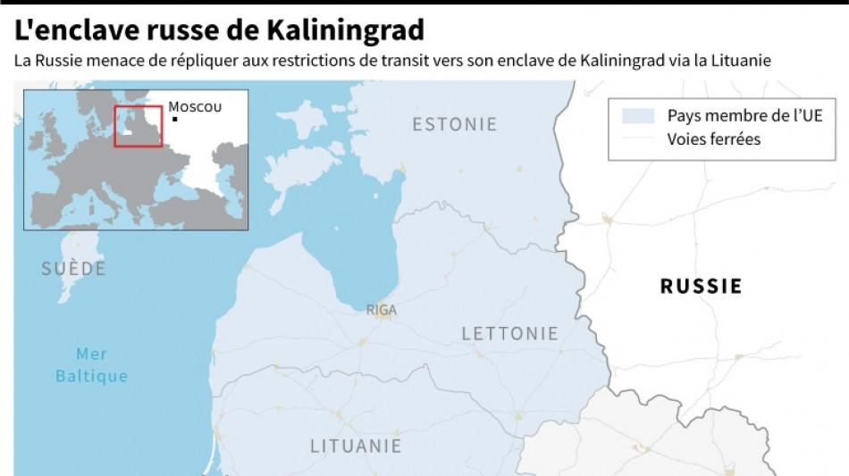 Kaliningrad, une enclave russe encadr&eacute;e par l'Otan