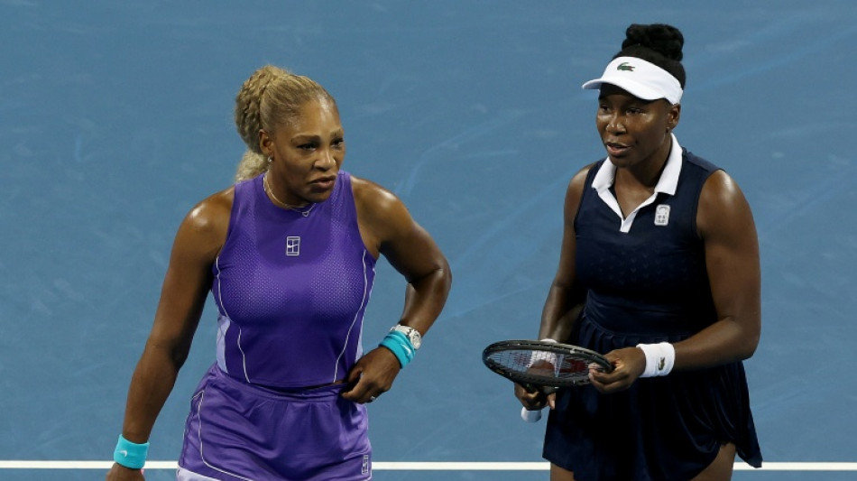 Les soeurs Williams r&eacute;unies, quatre ans apr&egrave;s leur dernier match ensemble