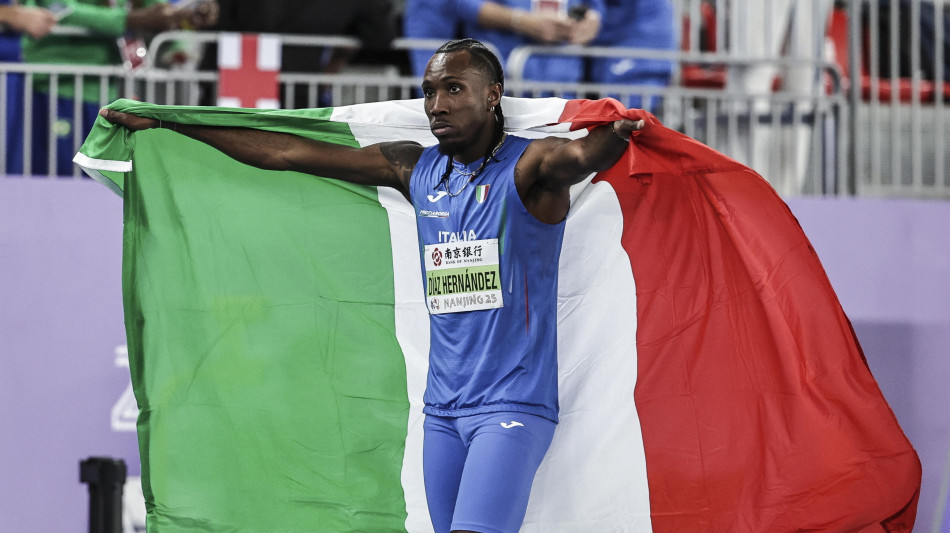 Atletica: Mondiali indoor; Diaz &egrave; oro nel salto triplo