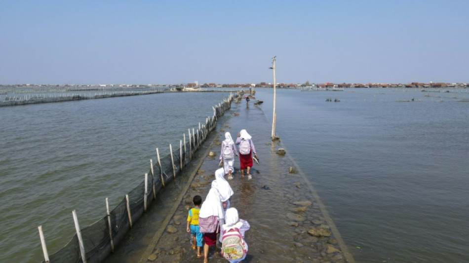 "Lent d&eacute;sastre": un village indon&eacute;sien s'enfonce dans la mer