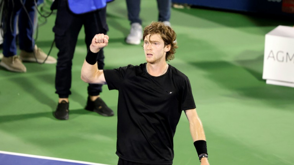 One year on, Russia's Rublev returns to anti-war theme in Dubai