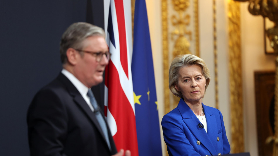 Von der Leyen a Starmer, 'grazie a te Europa e Ucraina pi&ugrave; sicure'